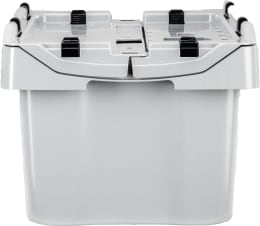 Produktbild: Cemo Sammelbehälter 400 x 300 x 240 mm, 16 l, für Lagerung und Transport von Li-Ion-Akkus