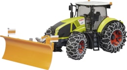 Produktbild: Bruder® Modell Claas Traktor Axion 950 mit Schneeketten und Räumschild 1:16