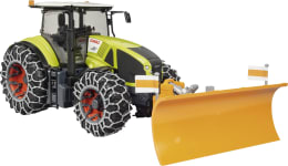 Produktbild: Bruder® Modell Claas Traktor Axion 950 mit Schneeketten und Räumschild 1:16
