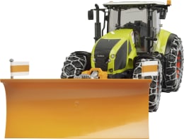 Produktbild: Bruder® Modell Claas Traktor Axion 950 mit Schneeketten und Räumschild 1:16