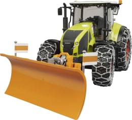 Produktbild: Bruder® Modell Claas Traktor Axion 950 mit Schneeketten und Räumschild 1:16