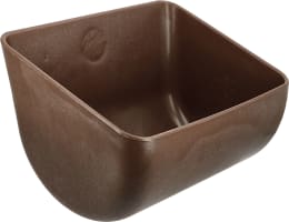 Produktbild: Futtertrog 12 l Spezialkunststoff, Wandmontage, für Pferde, Rinder, Schweine, Schafe und Ziegen