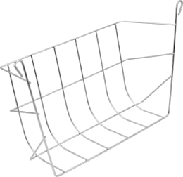 Technische Zeichnung: Heuraufe für Kaninchen, 250 x 150 x 100 mm Metall verzinkt