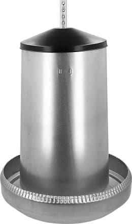 Produktbild: Futterautomat 18 kg Metall, für Küken und Junggeflügel, 3278