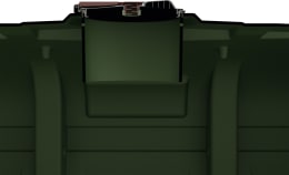 Produktbild: Cemo Wasserfass PE rechteckig grün (RAL 6029)