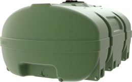Produktbild: Cemo Wasserfass PE rechteckig grün (RAL 6029)