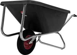 Produktbild: Growi® Schubkarre Compactkarre Big Ben Mulde 180 l, PE (Polyethylen), 1 x Luftrad 400x100, 15850