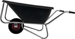 Produktbild: Growi® Schubkarre Compactkarre Big Ben Mulde 180 l, PE (Polyethylen), 1 x Luftrad 400x100, 15850