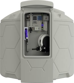 Produktbild: Cemo Tankanlage Cube AdBlue® Premium 7.500 l, für AdBlue®, stationär, 230 V-Pumpe
