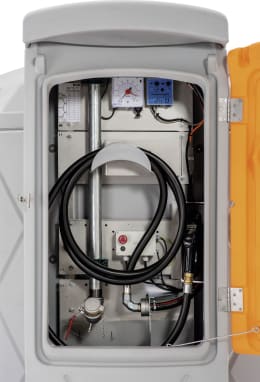 Produktbild: Cemo Tankanlage Cube Outdoor fastfill Basic 7.500 l, für Diesel, stationär, 230 V-Pumpe, 12005