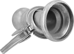 Produktbild: BAUER Reduzierung S81 HK 108 Becher, HK 89 Kugel, Stahl, verzinkt, 1052701