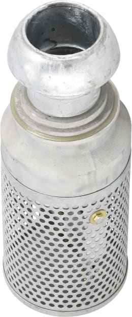 Produktbild: Perrot Saugkorb KSK 89 mm, mit V-Teil, Fußventil und Entleerungsklappe, KF38076