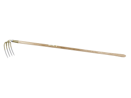 Produktbild: SHW Gartenkreiel, 4 Zinken, rund