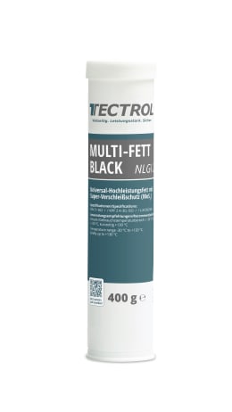 Produktbild: TECTROL MULTI-FETT BLACK NLGI 2 Schmierfett, Lithiumfett, Feststoffanteil, MoS<sub>2</sub>-Fett