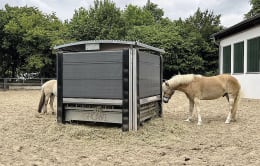 Lifestyle: Growi® Heuraufe für automatisches Fütterungsmanagement für Pferde