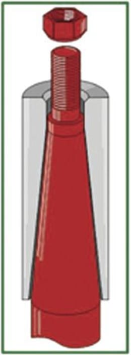 Produktbild: Industriehof® Einschweißbuchse 32, 50,5 x 70 x 165 mm