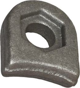 Produktbild: Industriehof® Halter 60 x 52 x 19 mm, Bohrung 21 mm, mit Sechkantansatz Desvoys Schlegelmesser