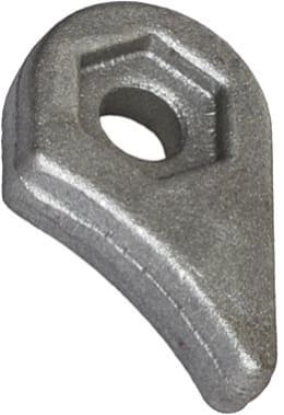 Produktbild: Industriehof® Halter 81 x 50 x 18,5 mm, Bohrung 16,5 mm, mit Sechkantansatz Berti, M.E.A.A.T. Schlegelmesser