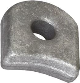 Produktbild: Industriehof® Halter 54 x 52 x 18,5 mm, Bohrung 16,5 mm, ohne Sechkantansatz Nobili Schlegelmesser