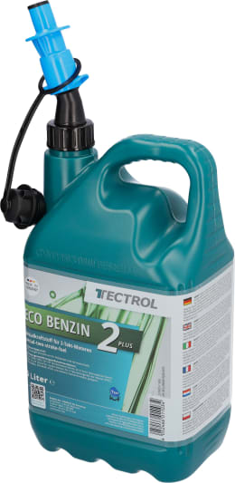 Produktbild: TECTROL ECO BENZIN 2 PLUS 5l + Einfüllsystem Kanister Sonderkraftstoff, Gerätebenzin