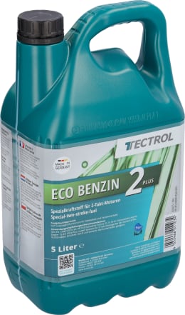 Produktbild: TECTROL ECO BENZIN 2 PLUS Sonderkraftstoff, Gerätebenzin, Alkylatbenzin für 2-Takt-Motoren, gebrauchsfertig