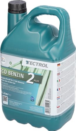 Produktbild: TECTROL ECO BENZIN 2 PLUS Sonderkraftstoff, Gerätebenzin, Alkylatbenzin für 2-Takt-Motoren, gebrauchsfertig
