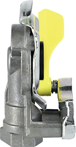 Produktbild: Wabco Kupplungskopf gelb, für Anhänger, 2-Kreis-Anlage, Bremse, M 16 x 1,5 IG