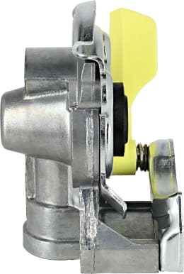 Produktbild: Wabco Kupplungskopf gelb, für Zugfahrzeug, 2-Kreis-Anlage, Bremse, M 16 x 1,5 IG