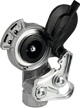 Produktbild: Wabco Kupplungskopf schwarz, M 22 x 1,5 IG, für Anhänger, 1-Kreis-Anlage