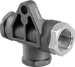 Produktbild: Wabco 2-Wegeventil M 22 x 1,5, NW 12 mm, pneumatisch, mit Flansch, Neuteil