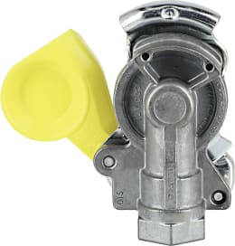 Produktbild: Wabco Kupplungskopf gelb, für Anhänger, 2-Kreis-Anlage, Bremse, M 22 x 1,5 IG