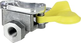 Produktbild: Wabco Kupplungskopf gelb, für Anhänger, 2-Kreis-Anlage, Bremse, M 16 x 1,5 IG
