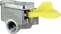 Produktbild: Wabco Kupplungskopf gelb, für Zugfahrzeug, 2-Kreis-Anlage, Bremse, M 22 x 1,5 IG