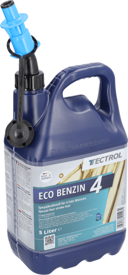 Produktbild: TECTROL ECO BENZIN 4 5l + Einfüllsystem Kanister Sonderkrafstoff, Gerätebenzin