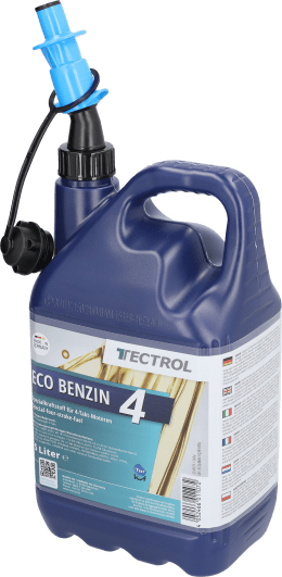 Produktbild: TECTROL ECO BENZIN 4 5l + Einfüllsystem Kanister Sonderkrafstoff, Gerätebenzin