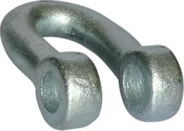 Produktbild: Industriehof® Schäkel gerade, Bohrung 8,3 mm, für Agria, Gutbrod, Lipco