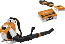 Produktbild: STIHL Akku-Laubbläser BRA 500 Luftdurchsatz 1.440 m³/h, mit Akku-Box, 2 Akkus/Ladegerät, BA07 011 5900