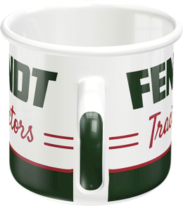 Produktbild: Fendt Tasse Retro 360 ml, Metall emailliert