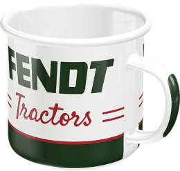 Produktbild: Fendt Tasse Retro 360 ml, Metall emailliert