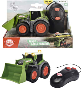Produktbild: Fendt Modell Cable Tractor von Dickie®, mit Frontlader, kabelferngesteuert