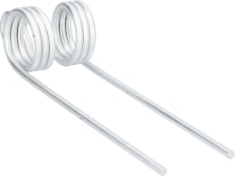Produktbild: Pöttinger Kreiselheuerzinken links/rechts 249/295 x 72 x 6,5 mm, für Heuraupe 220, 240, 436.017