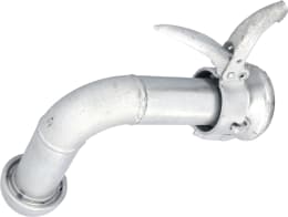 Produktbild: Perrot Bogen KRKB 90 °, 50 M-Teil, 50 V-Teil, Stahl, verzinkt, KF71260