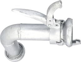 Produktbild: Perrot Bogen KRKB 90 °, 50 M-Teil, 50 V-Teil, Stahl, verzinkt, KF71260