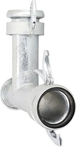 Produktbild: Perrot T-Stück KT 133 x 133 133 M-Teil, 133 V-Teil, 133 M-Teil (Abgang), inkl. Gummidichtring