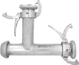 Produktbild: Perrot T-Stück KT 89 x 89 89 M-Teil, 89 V-Teil, 89 M-Teil (Abgang), inkl. Gummidichtring
