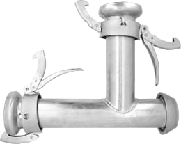 Produktbild: Perrot T-Stück KT 108 x 108 108 M-Teil, 108 V-Teil, 108 M-Teil (Abgang), inkl. Gummidichtring