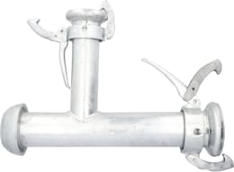 Produktbild: Perrot T-Stück KT 89 x 70 89 M-Teil, 89 V-Teil, 70 M-Teil (Abgang), inkl. Gummidichtring