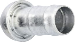 Produktbild: Perrot V-Teil KVS-Si, 50 V-Teil x Ø 50 mm mit gesickter Schlauchtülle, verzinkt, KF75810