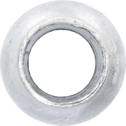 Produktbild: Perrot V-Teil KVS-Si, 50 V-Teil x Ø 50 mm mit gesickter Schlauchtülle, verzinkt, KF75810