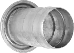 Produktbild: Perrot V-Teil KVS-Si, 108 V-Teil x Ø 110 mm mit gesickter Schlauchtülle, verzinkt, KF75870